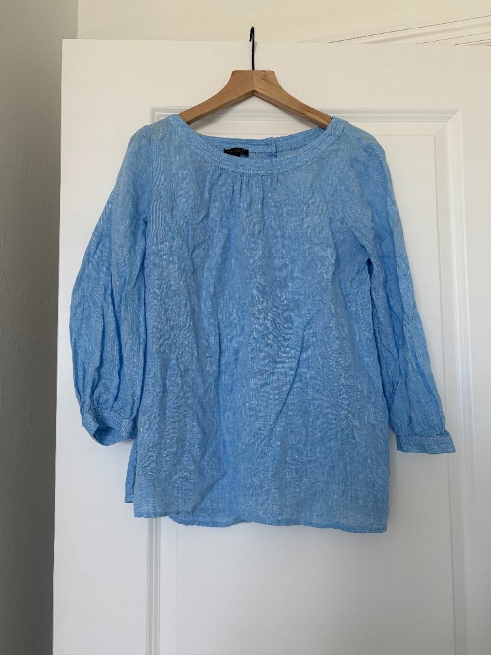 Talbots - Linen Boat Neck Blouse